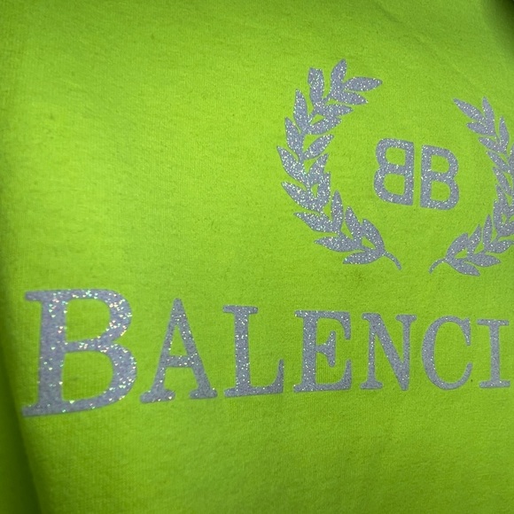 Balenciaga Fluorescent Logo Tee (New) - Picture 6 of 8